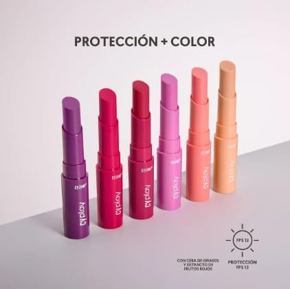 CyPlay Creamy Lip Balm Set: Berry, Cherry, Fuchsia, Pink, Coral and Nude