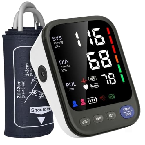 Automatic Upper Arm Blood Pressure Monitor with Large Display