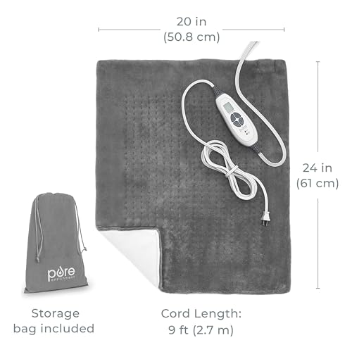 Pure Enrichment PureRelief XXL Microplush Heating Pad