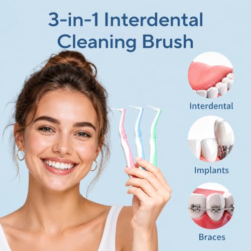 DR.CLEAN 0.9mm Angled Interdental Brushes for Braces