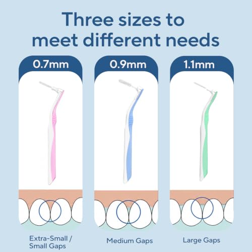 DR.CLEAN 0.9mm Angled Interdental Brushes for Braces