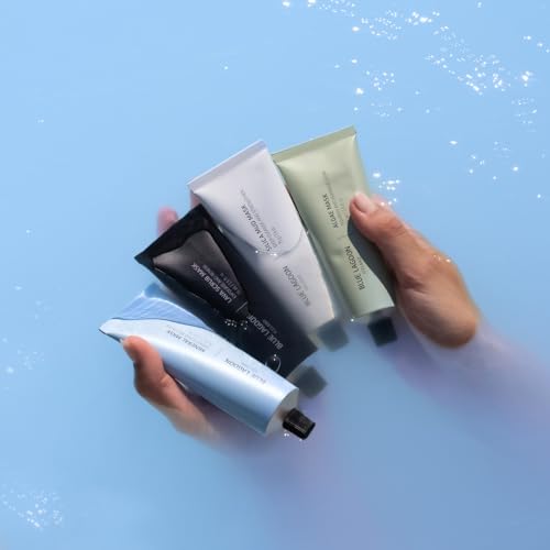 Blue Lagoon Signature Masks, Includes Facial Mask Targeting Hydration, Calmness, Exfoliation & Nourishment, Leaving Skin Glowing and Radiant, 4 pack