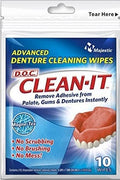 Clean It Denture Cleaning Wipes for Daily Care - 240 Count
