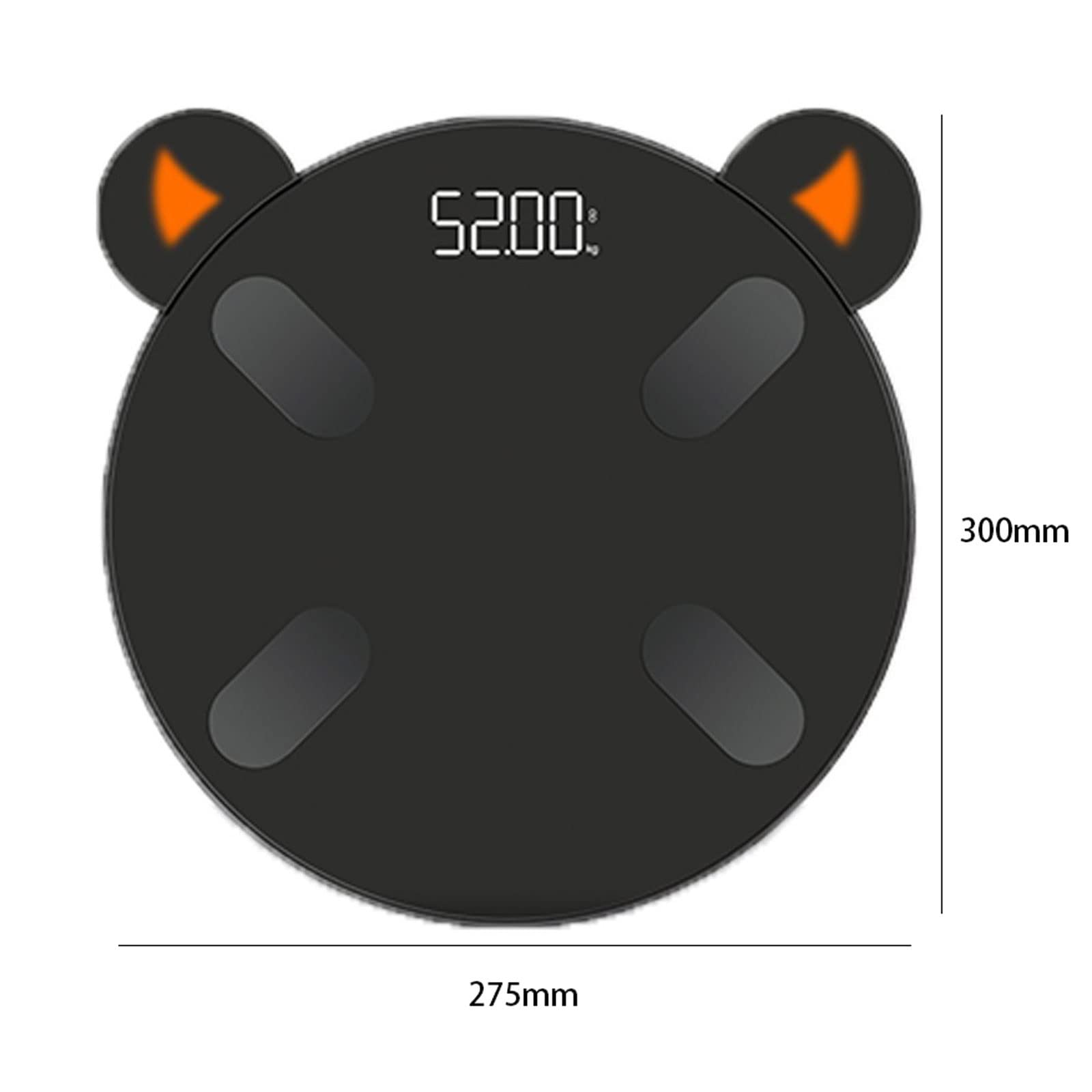 Smart Digital Bathroom Scale with LED Body Weight Display