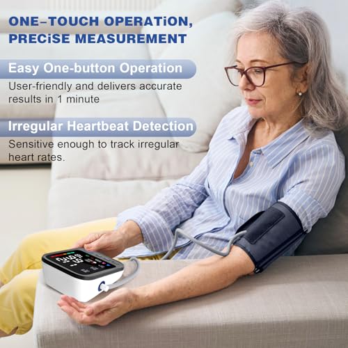 Automatic Upper Arm Blood Pressure Monitor with Large Display