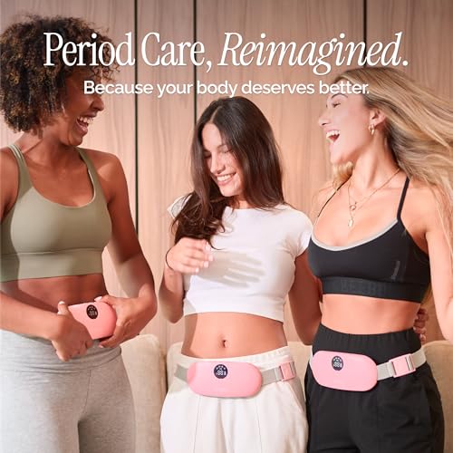 Cordless Menstrual Heating Pad with Heat & Massage