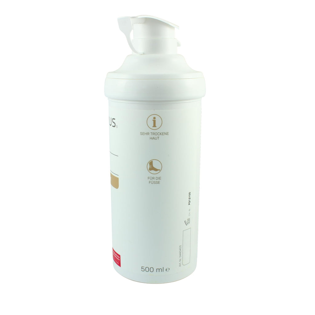 Foot Cream for Very Dry Skin – Intensive Moisturizing with Natural Oils & Extract – Nourishes, Softens & Protects - 500ml Bottle