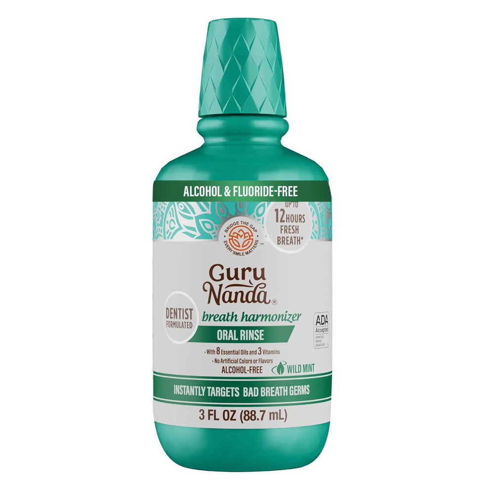 GuruNanda Fresh Breath Mouthwash for Daily Oral Care
