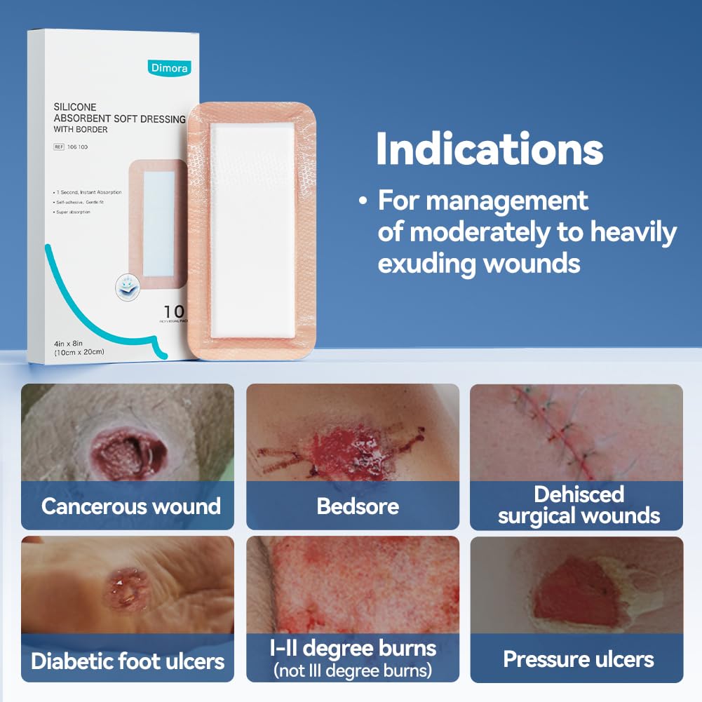 Dimora Super Absorbent Wound Dressings for Daily Care