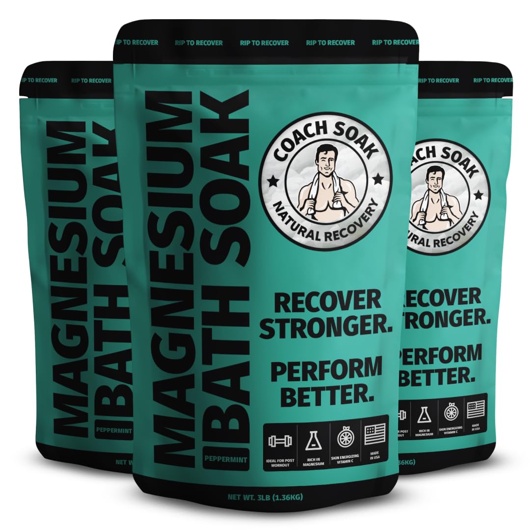 Coach Soak Recovery Bath Soak - Alternative to Epsom Salt Magnesium Flakes