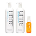 UNITE Hair – 7SECONDS Shampoo, Conditioner & U Oil – Professional-Size System for Deep Hydration, Repair & Brilliant Shine – UV & Heat Protection – 32 Fl Oz, 32 Fl Oz & 4 Fl Oz
