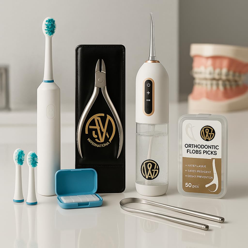 WG International Braces Care Kit with Electric Toothbrush