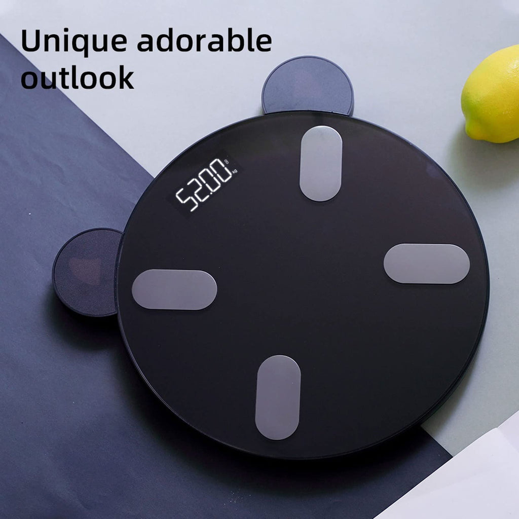 Smart Digital Bathroom Scale with LED Body Weight Display