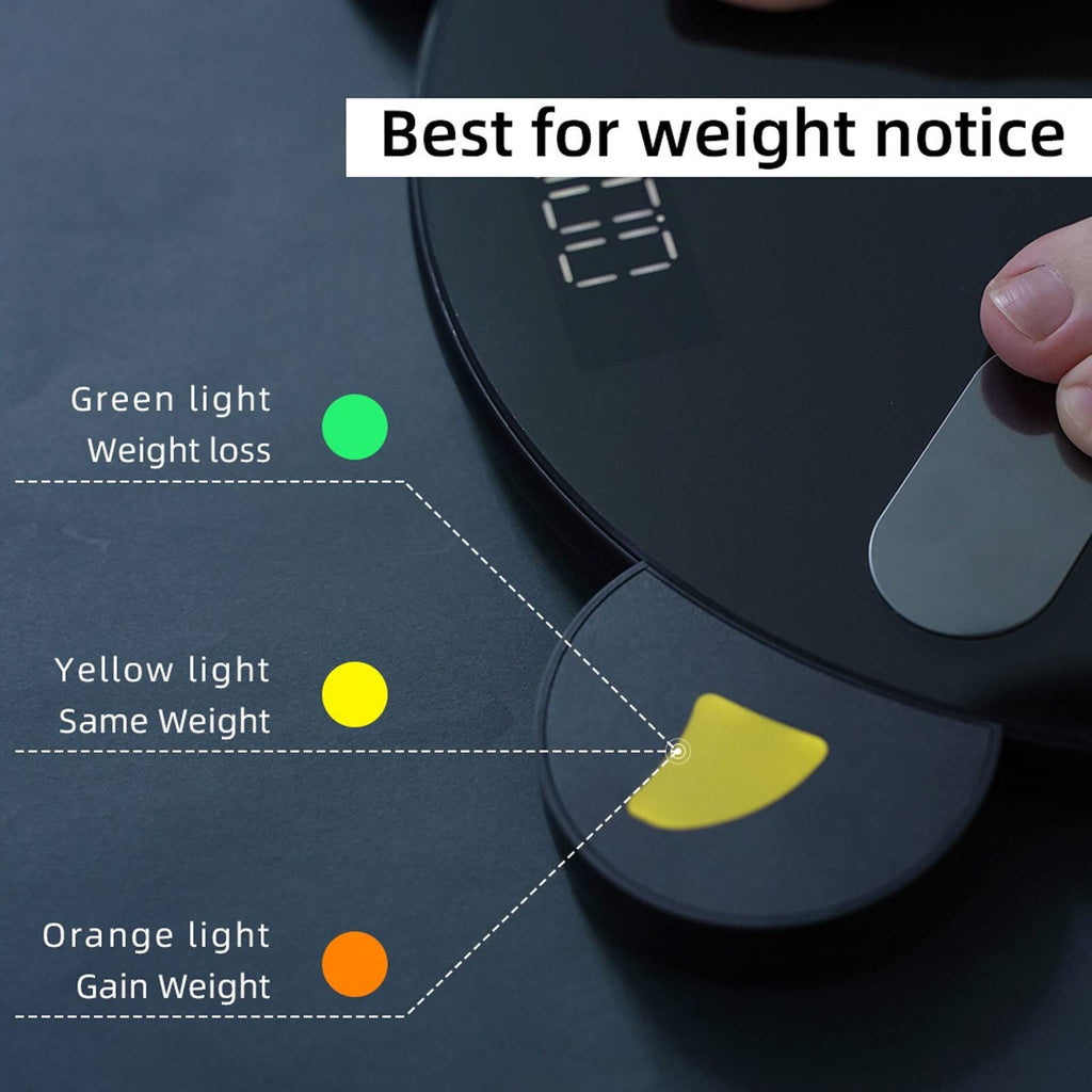 Smart Digital Bathroom Scale with LED Body Weight Display