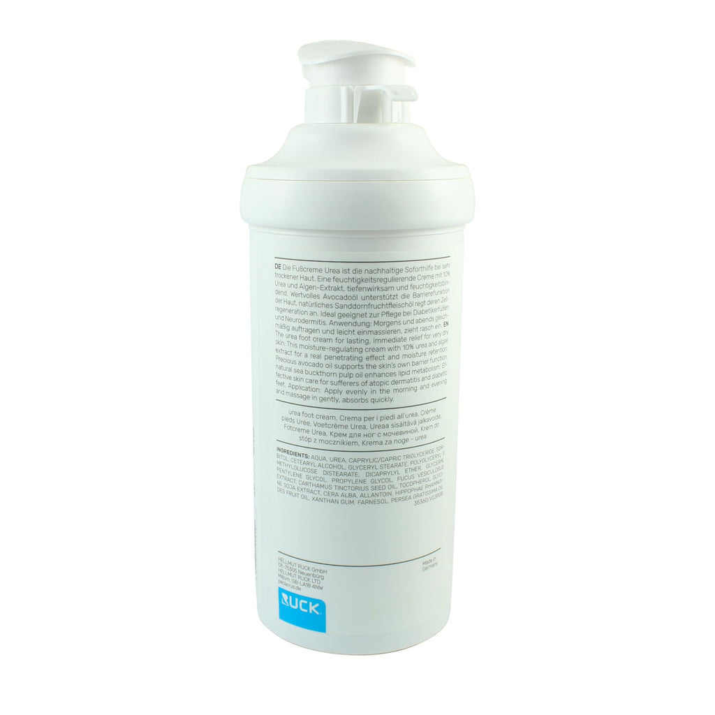 Foot Cream for Very Dry Skin – Intensive Moisturizing with Natural Oils & Extract – Nourishes, Softens & Protects - 500ml Bottle
