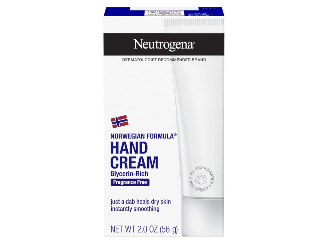Johnson & Johnson 01300 Neutrogena Skin Care Hand Cream, Fragrance Free, 2 oz. Volume (Pack of 24)