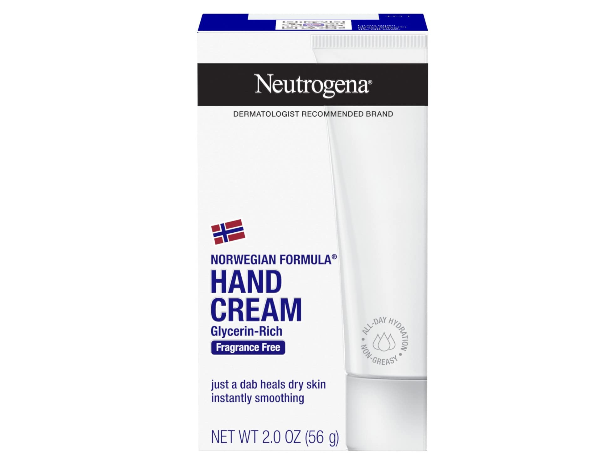 Johnson & Johnson 01300 Neutrogena Skin Care Hand Cream, Fragrance Free, 2 oz. Volume (Pack of 24)
