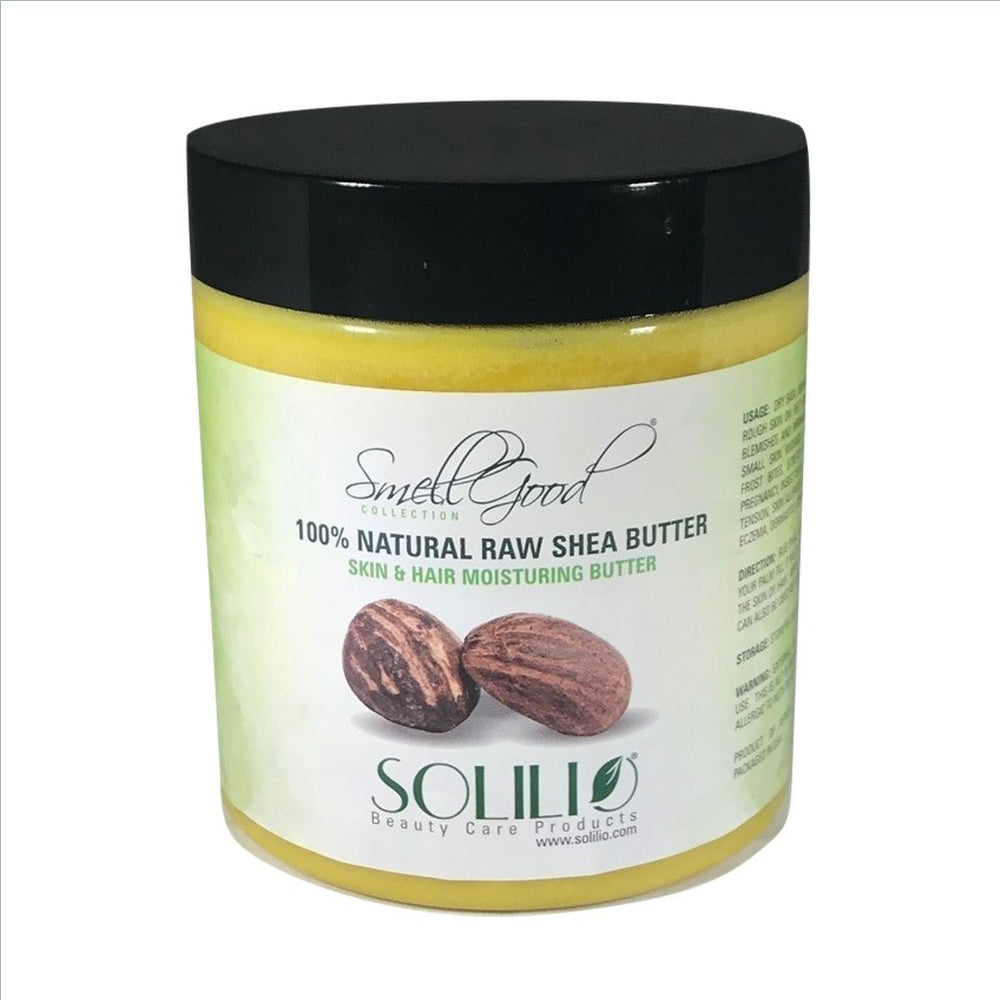 SmellGood Organic Unrefined African Shea Butter 8 oz
