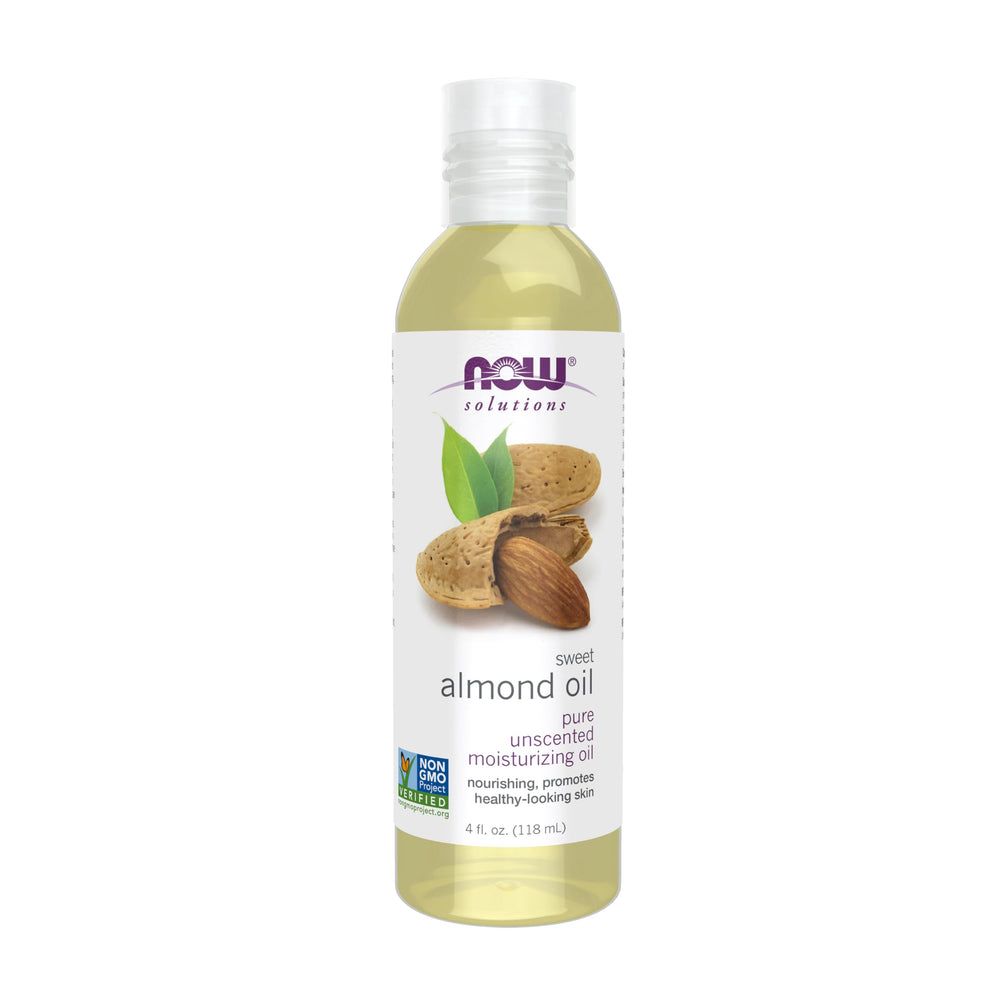 NOW Solutions 100% Pure Sweet Almond Moisturizing Oil