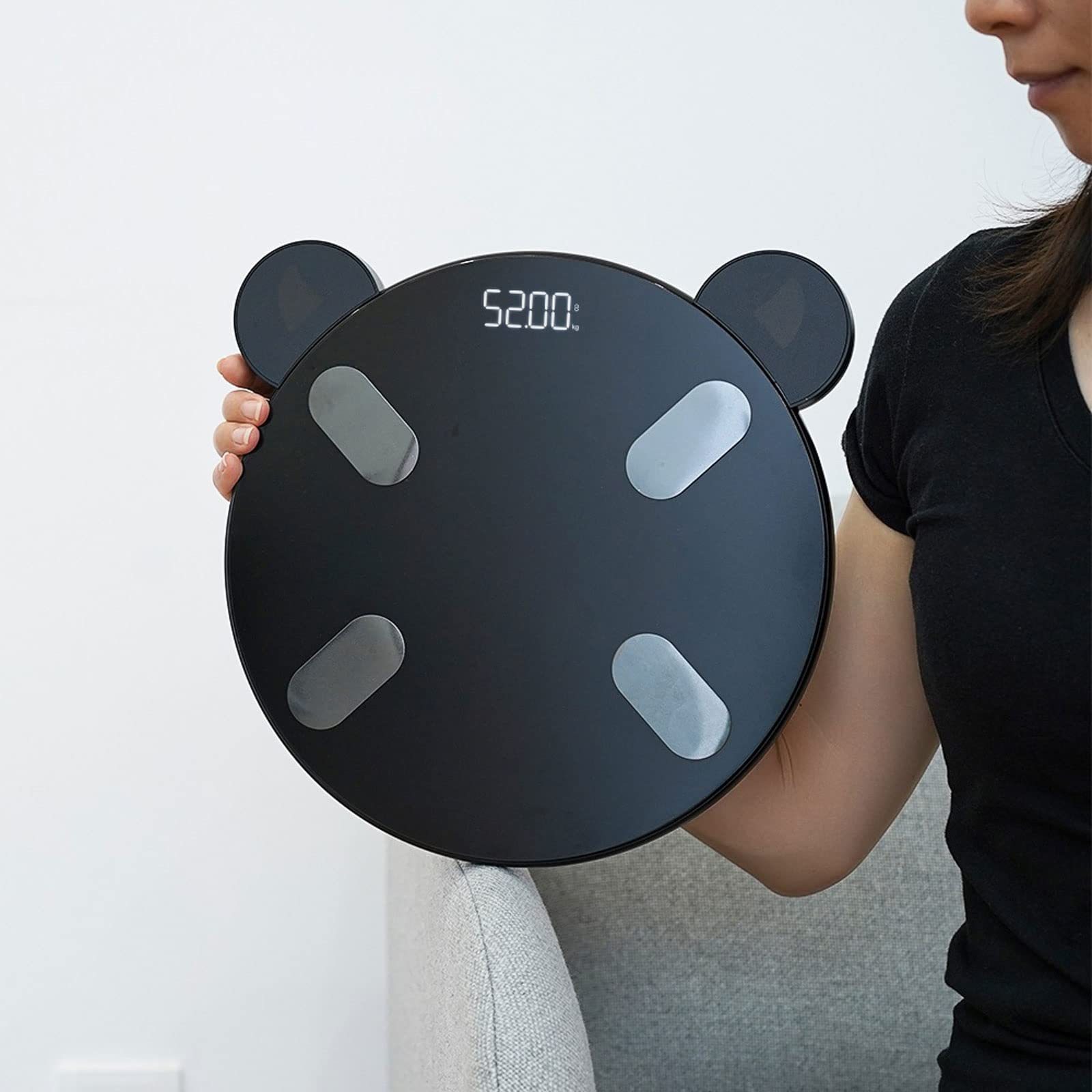 Smart Digital Bathroom Scale with LED Body Weight Display