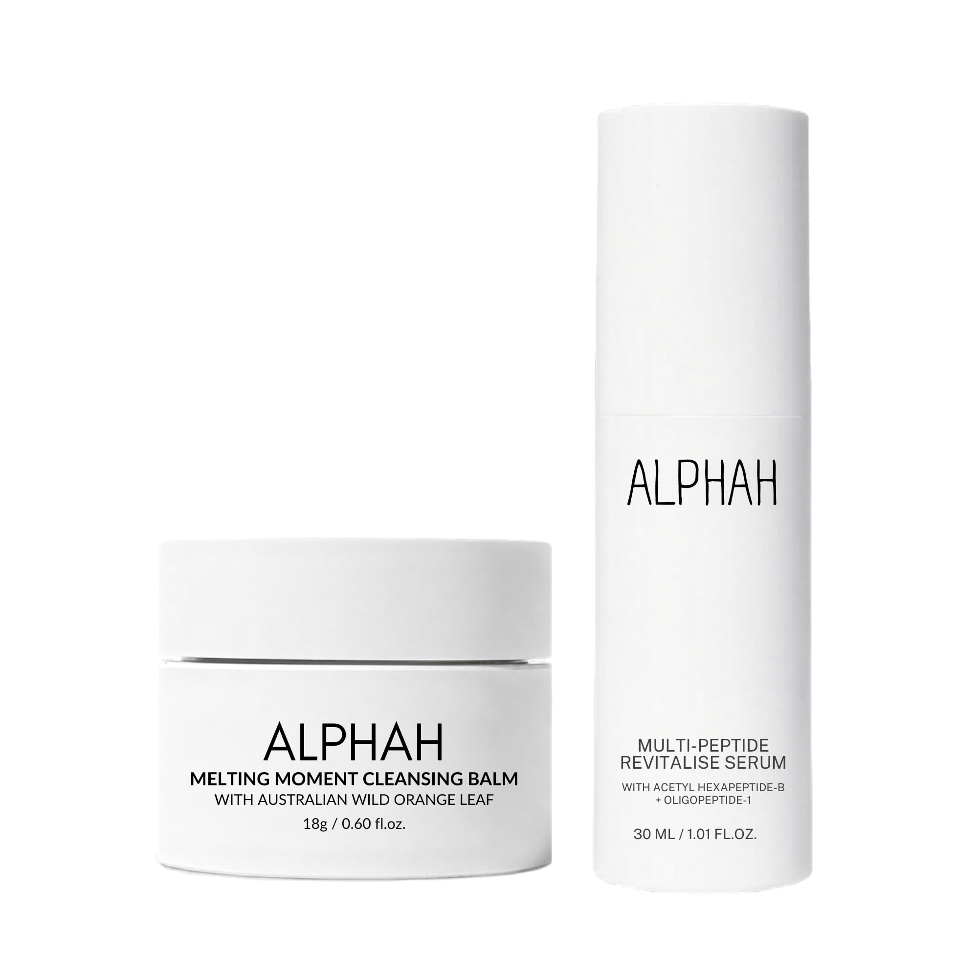 Alpha-H Melting Moment Cleansing Balm (90g) and Multi-Peptide Revitalise Serum 30ml Bundle