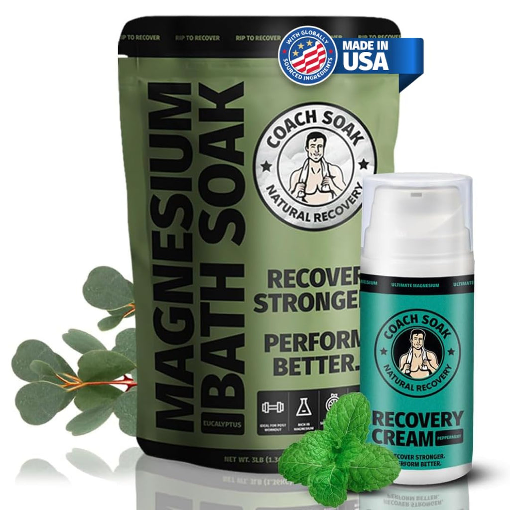 Coach Soak Recovery Bath Soak - Alternative to Epsom Salt Magnesium Flakes