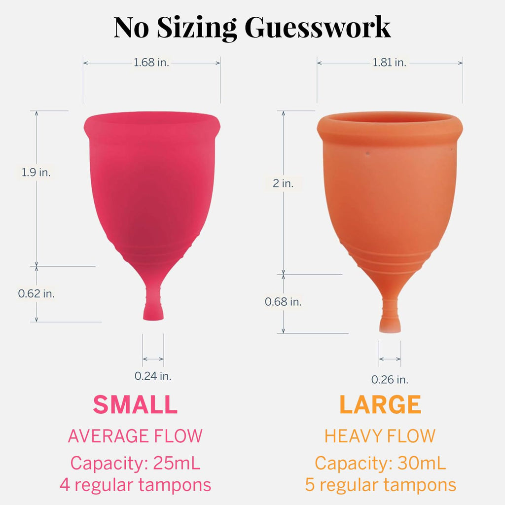 Pixie Reusable Menstrual Cup Set with Applicator & Sterilizer