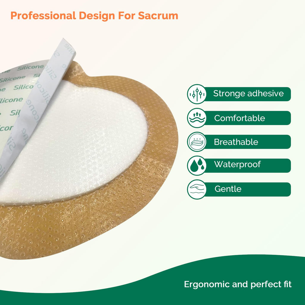 Sacrum Silicone Foam Wound Dressing for Pressure Care
