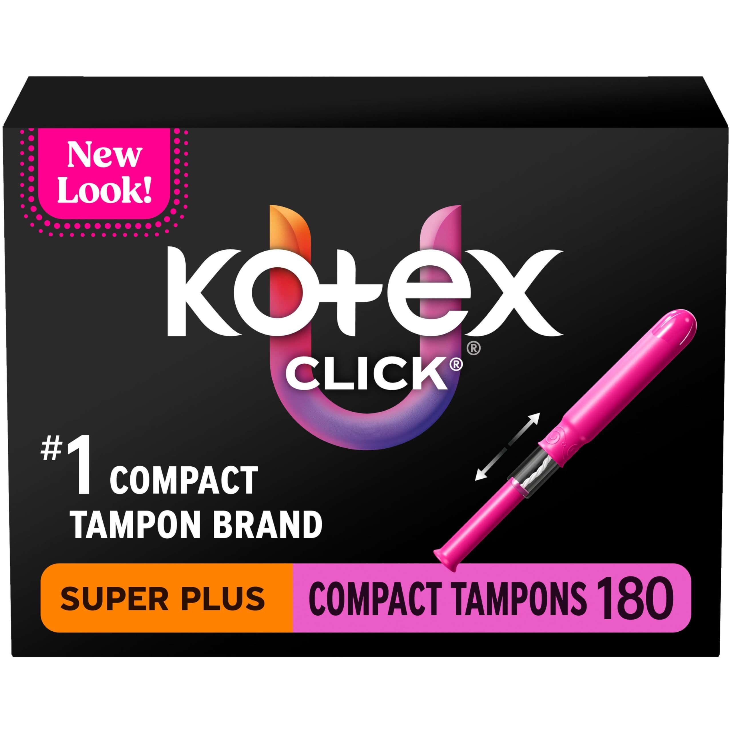 U by Kotex Click Compact Tampons for Everyday Protection
