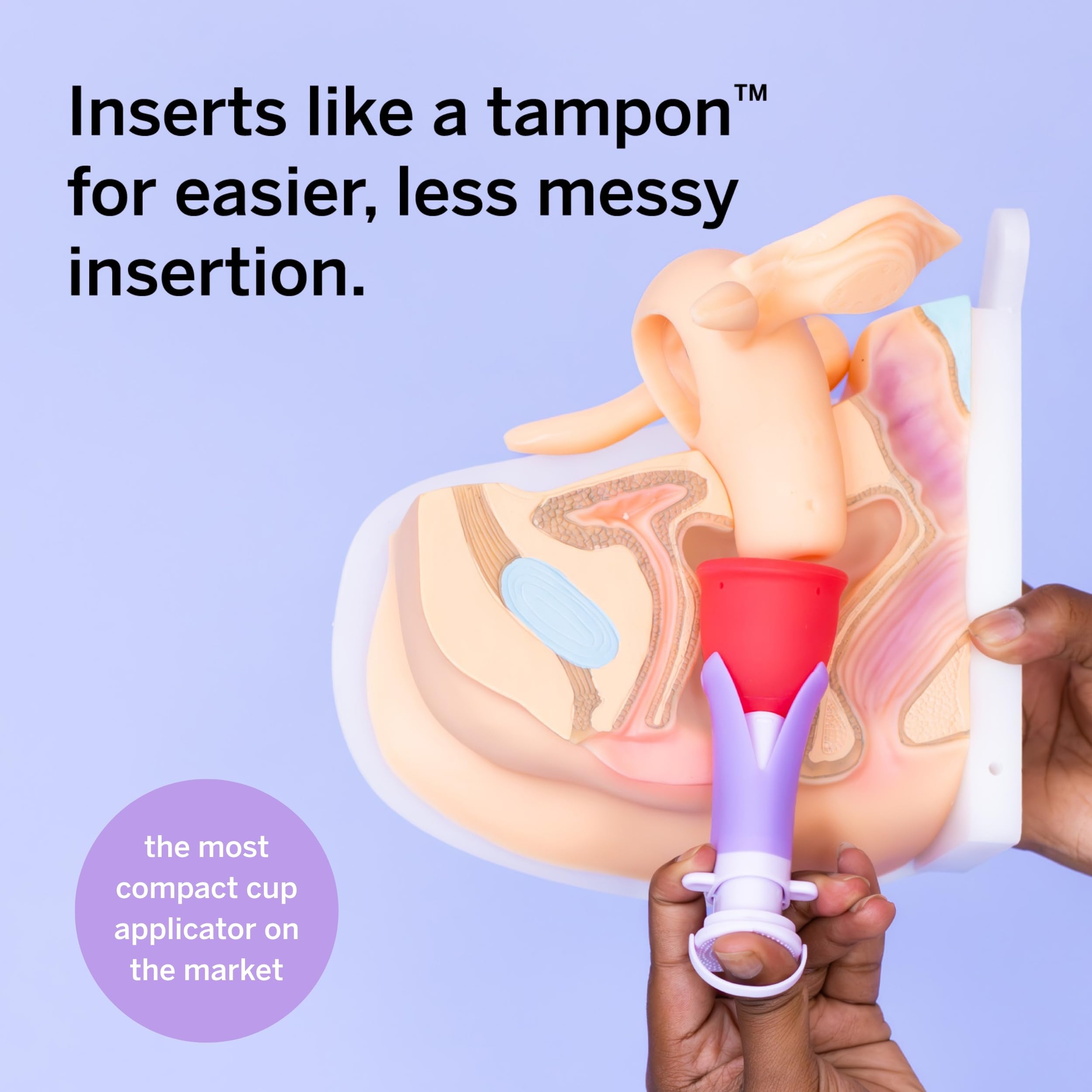 Pixie Reusable Menstrual Cup Set with Applicator & Sterilizer