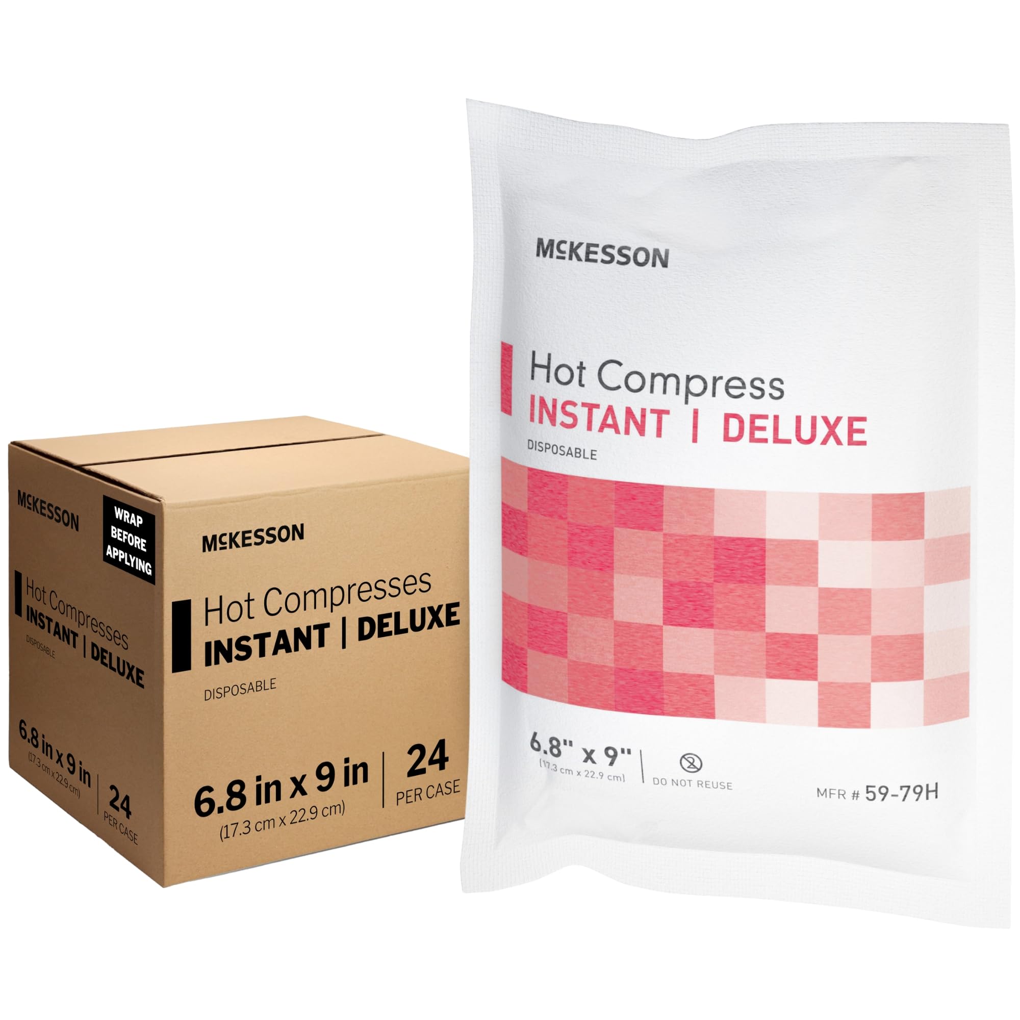 McKesson Disposable Soft Cloth Hot Pack - Case Pack