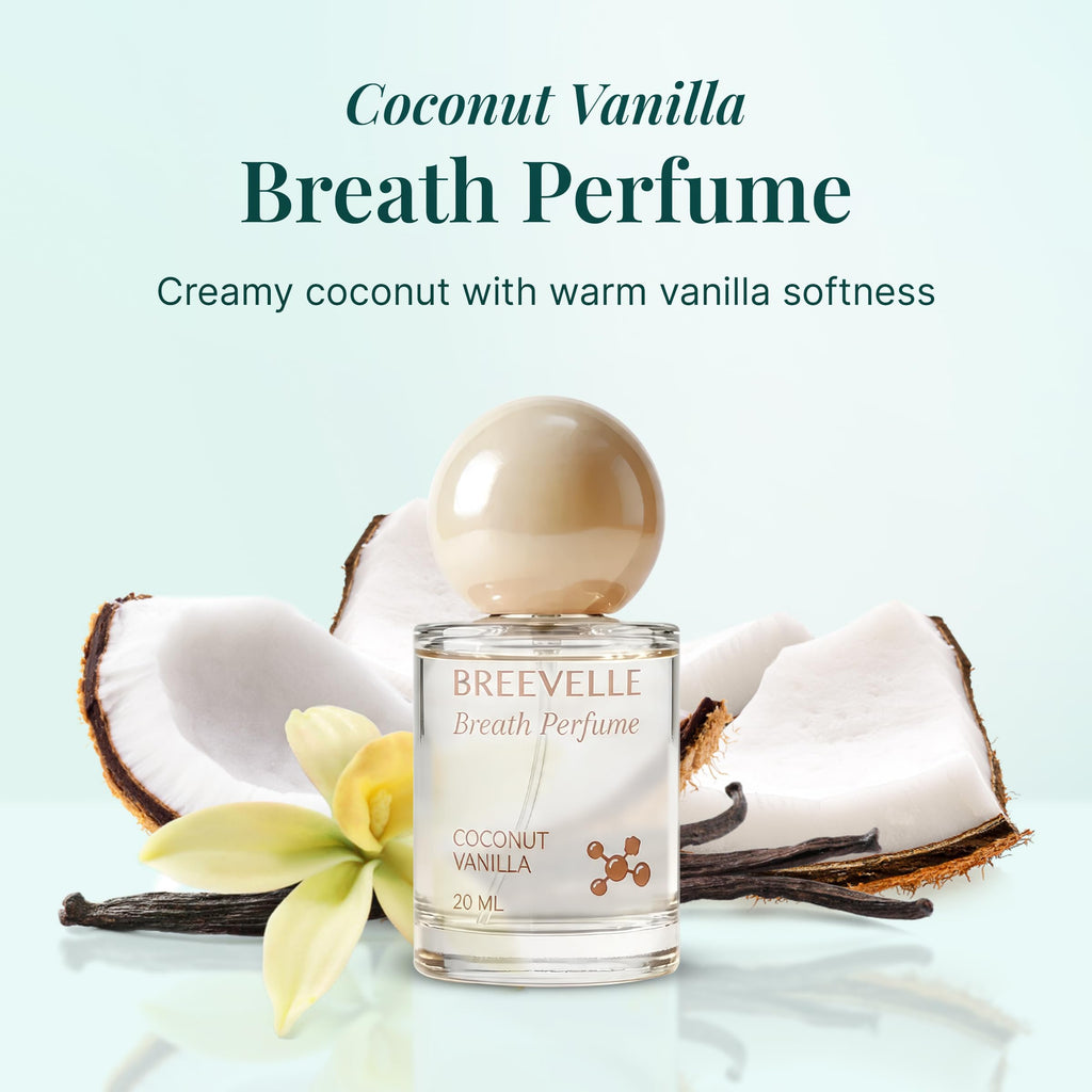 Breevelle Breath Perfume Oral Spray - 4 Flavor Variety Pack