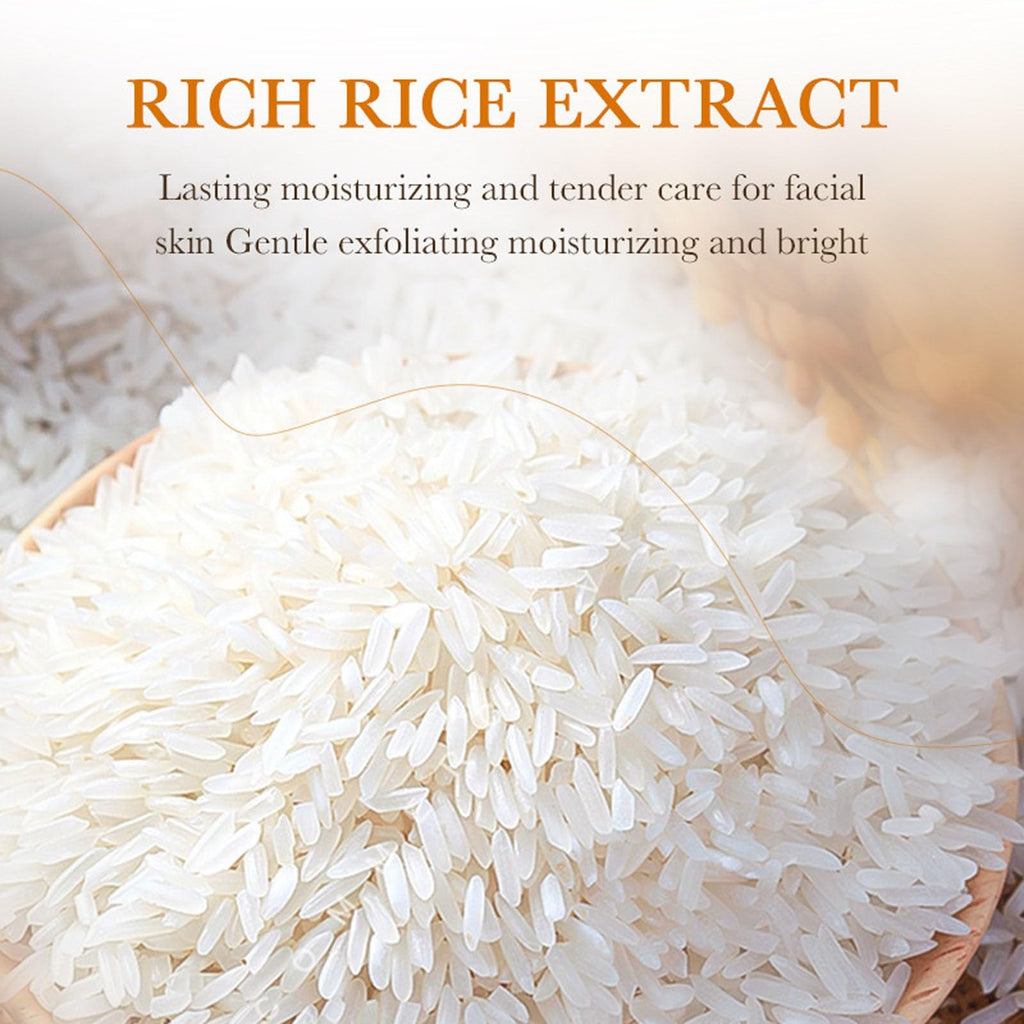 New Irven Rice Foaming Cleanser, Moisturizing Rice Facial Foam Cleanser with Silicone Brush, Deep Cleansing, Soothing & Exfoliating Face Wash for Sensitive Skin, Makeup Remover, for All Skin Types