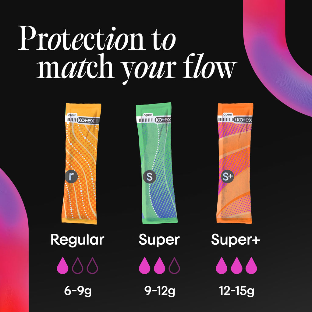 U by Kotex Click Compact Tampons for Everyday Protection