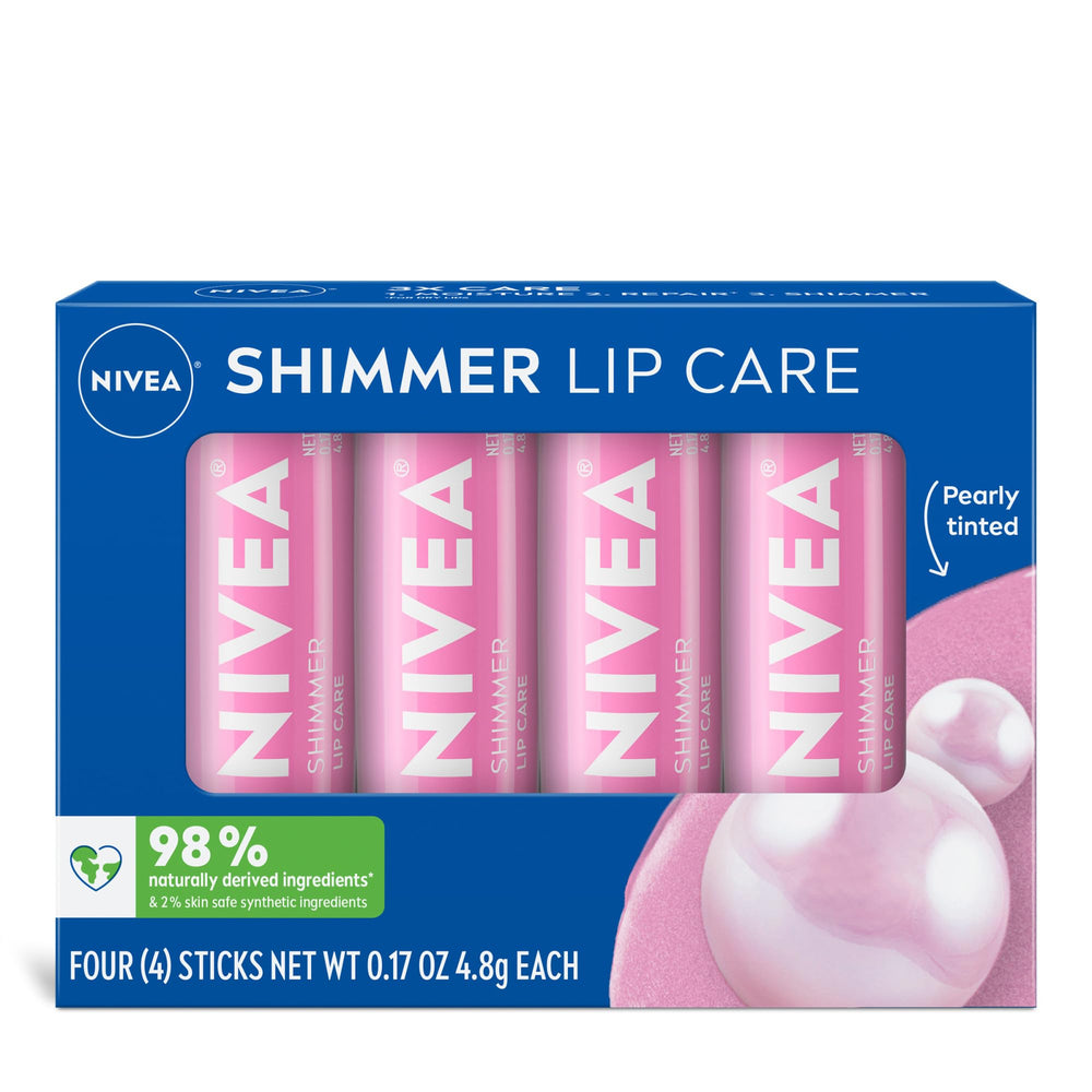 NIVEA Smoothness SPF 15 Lip Balm with Shea Butter 4-Pack