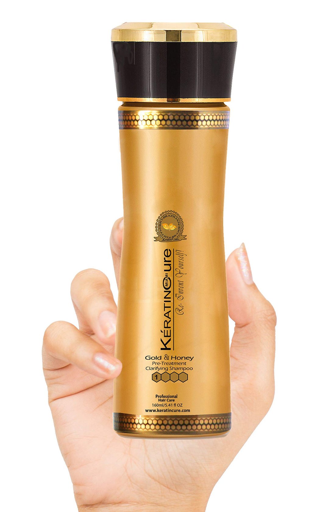 Keratin Cure Gold & Honey Blow Out Treatment V2 Creme Brazilian Hair Treatment 2 Piece Pro kit, wash the Same Day
