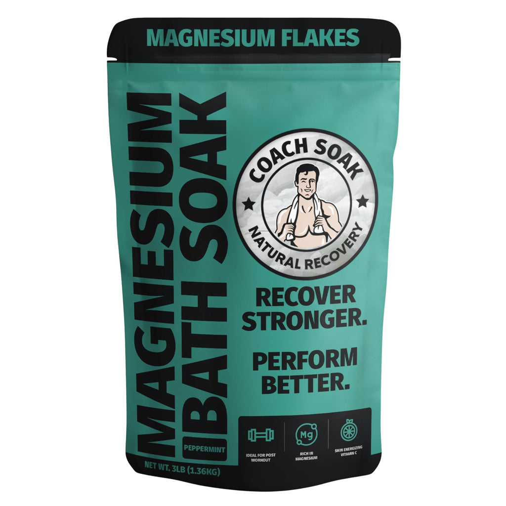 Coach Soak Recovery Bath Soak - Alternative to Epsom Salt Magnesium Flakes