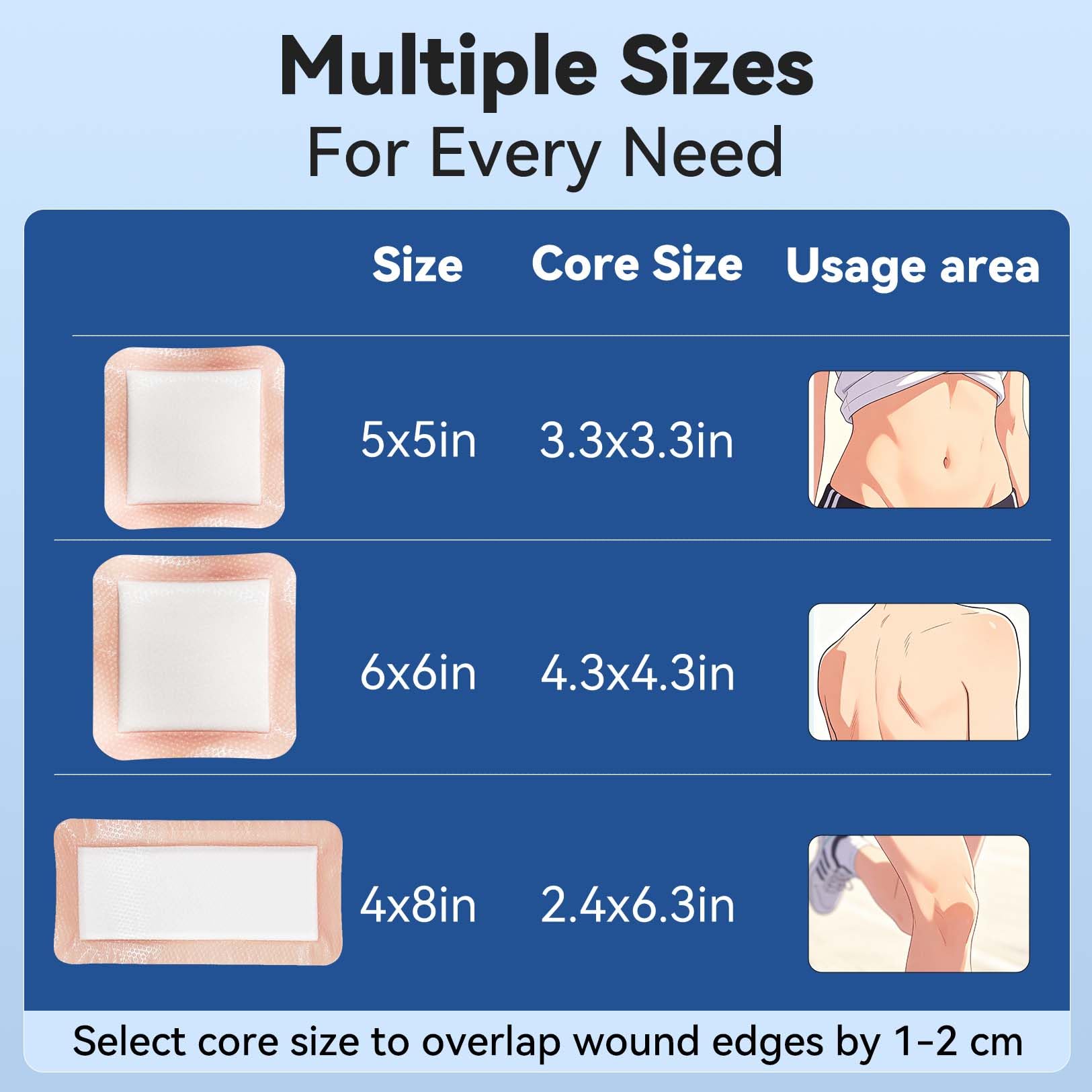 Dimora Super Absorbent Wound Dressings for Daily Care
