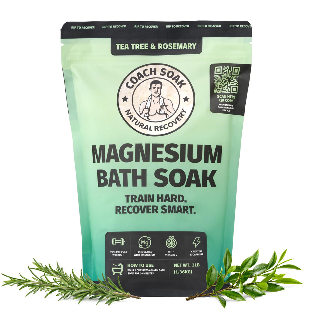 Coach Soak Recovery Bath Soak - Alternative to Epsom Salt Magnesium Flakes