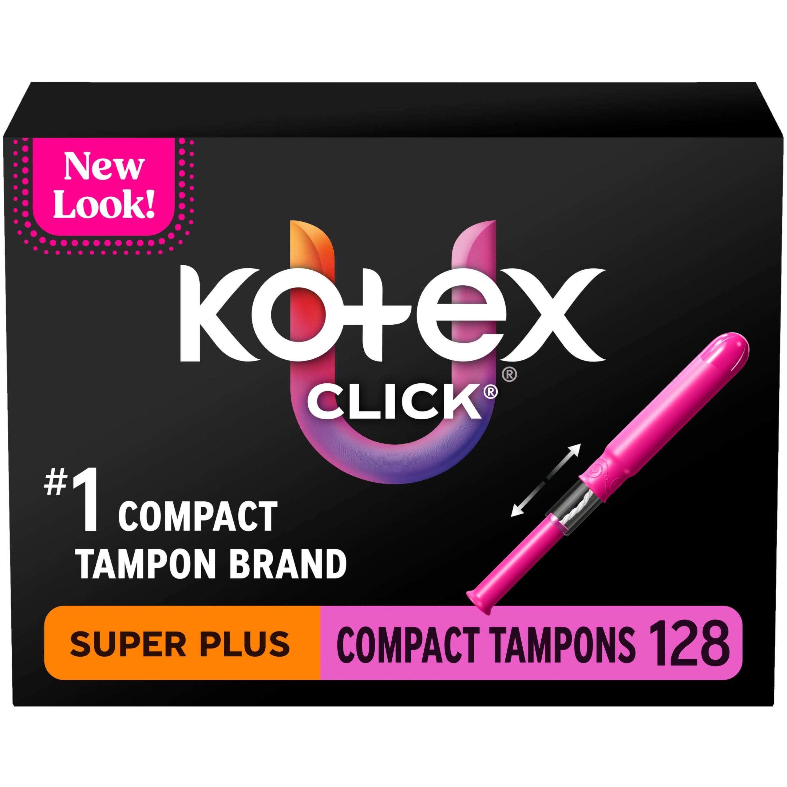 U by Kotex Click Compact Tampons for Everyday Protection