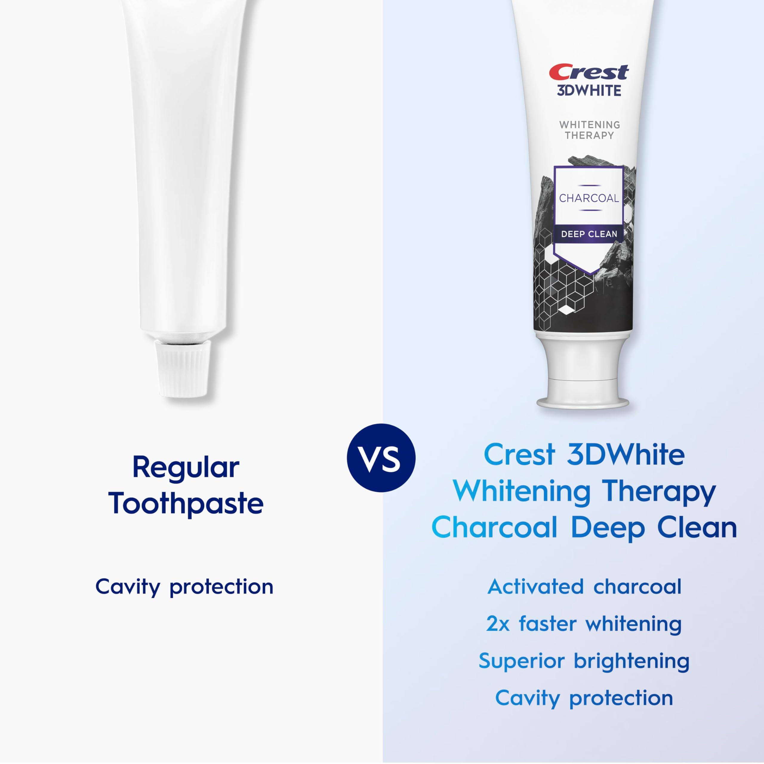Crest 3D White Charcoal Whitening Toothpaste 4.6 oz 3-Pack