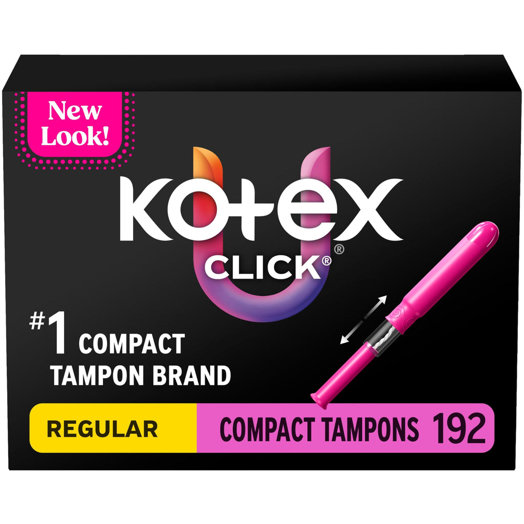 U by Kotex Click Compact Tampons for Everyday Protection