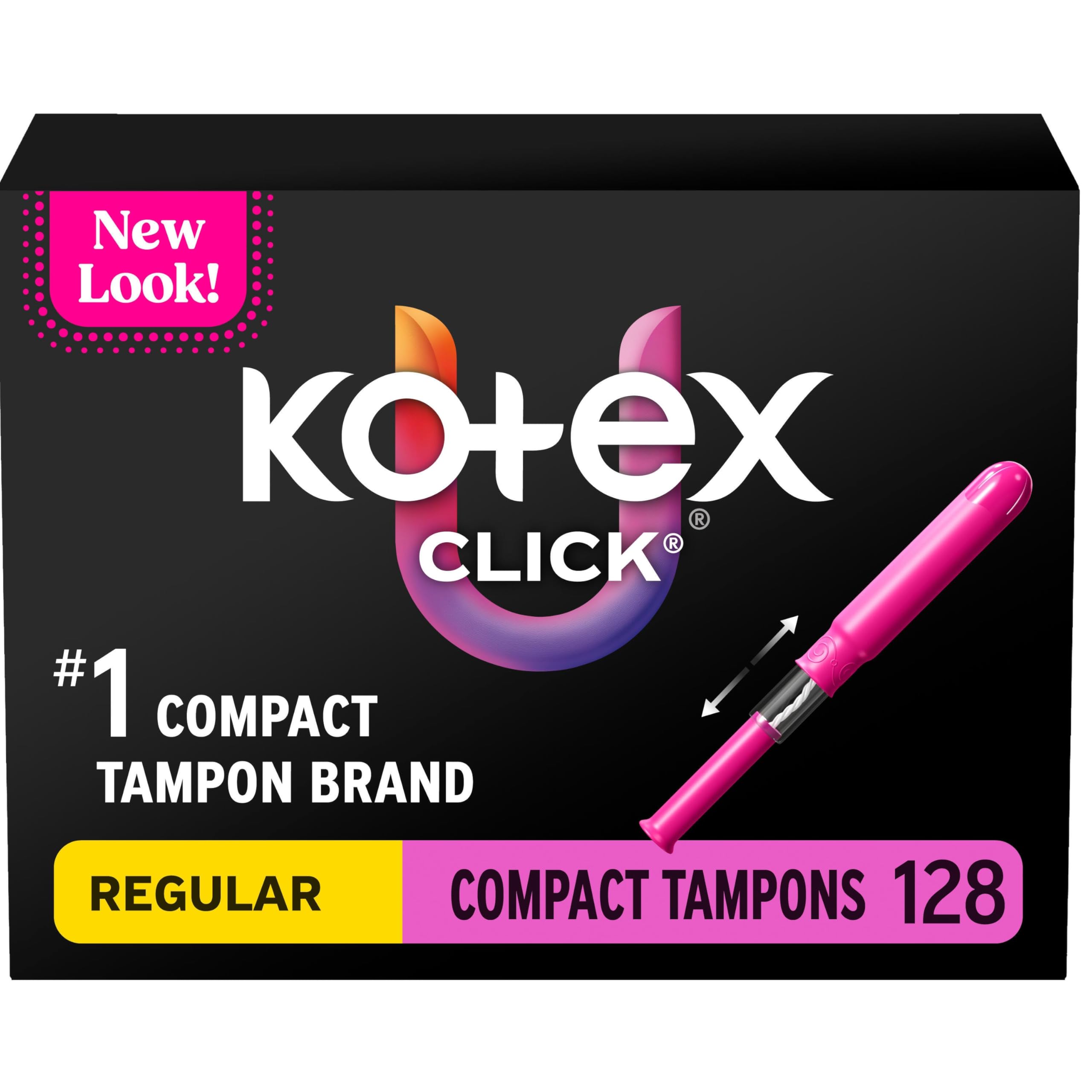 U by Kotex Click Compact Tampons for Everyday Protection