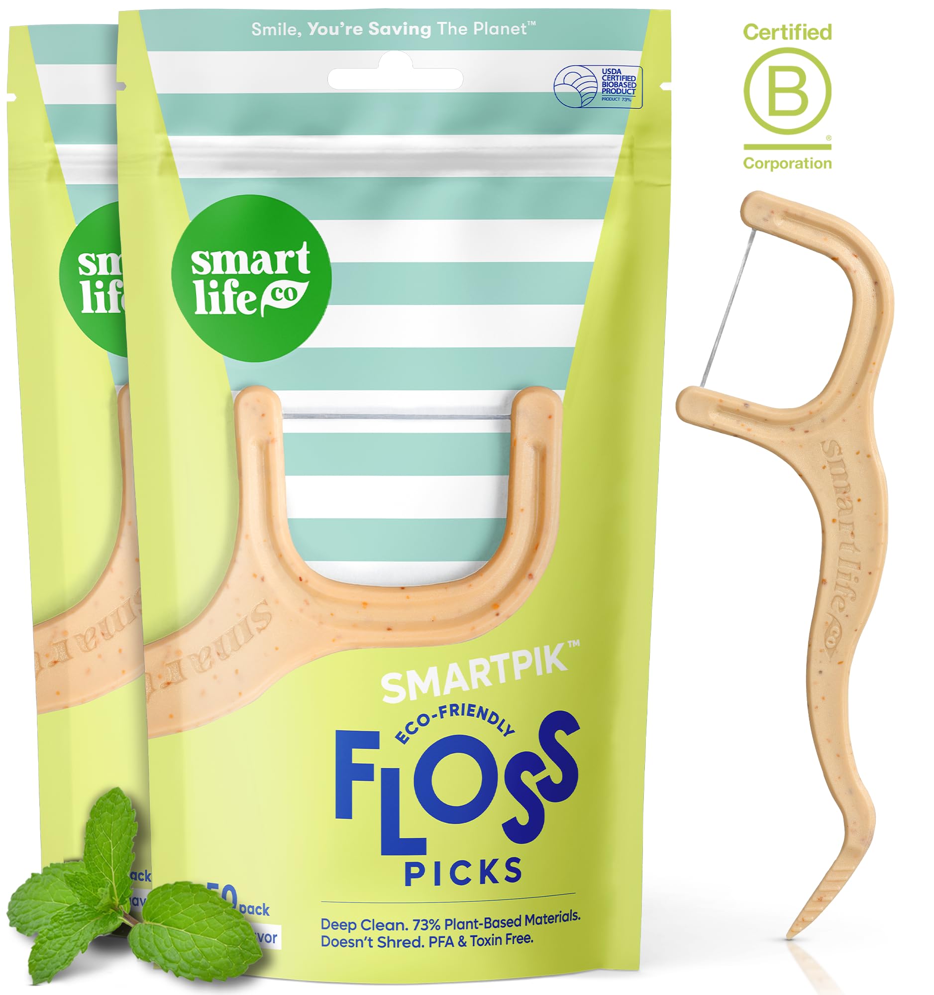 Mint Dental Floss Picks for Easy Daily Oral Care