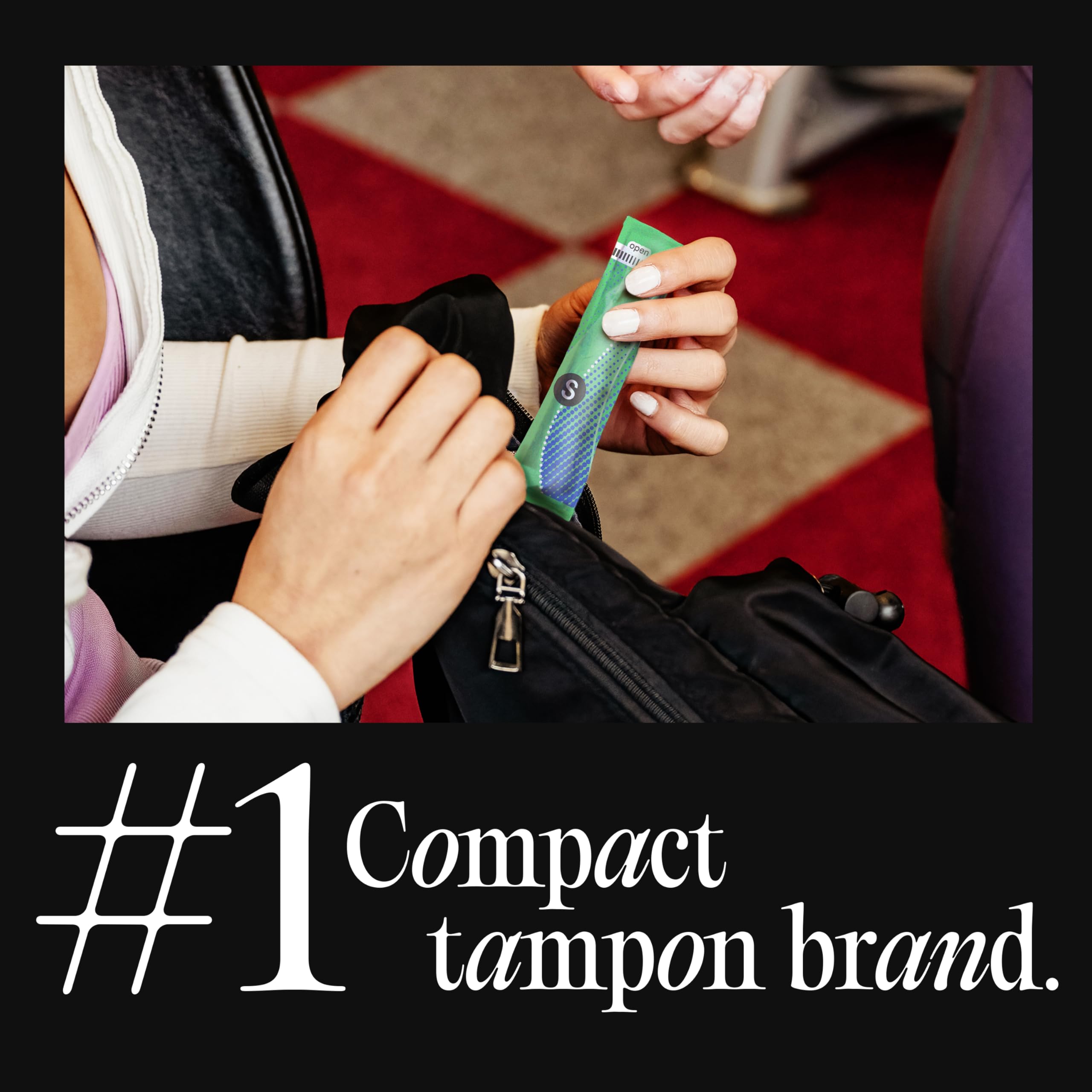 U by Kotex Click Compact Tampons for Everyday Protection