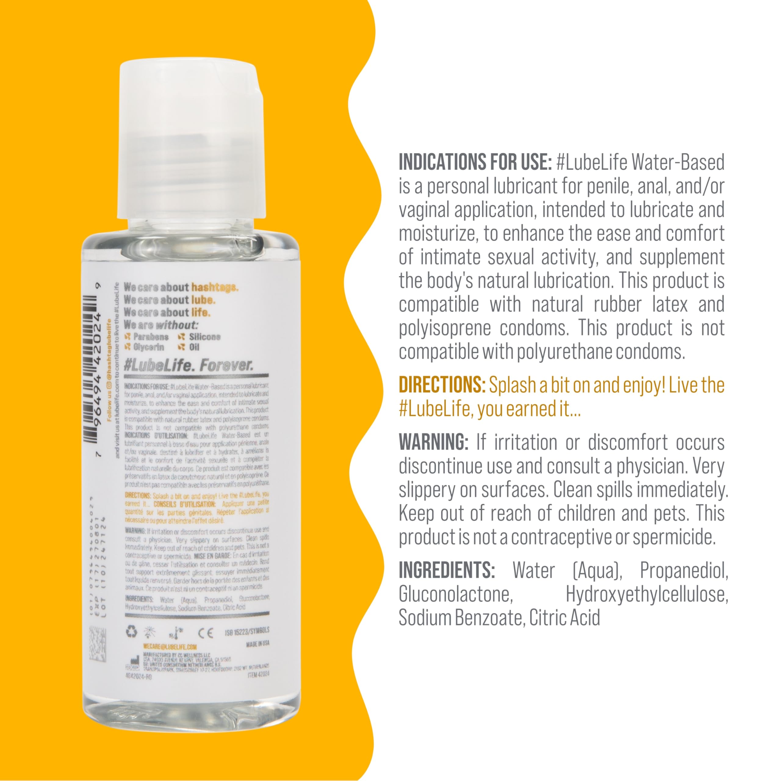 #LubeLife Water Based Personal Lubricant