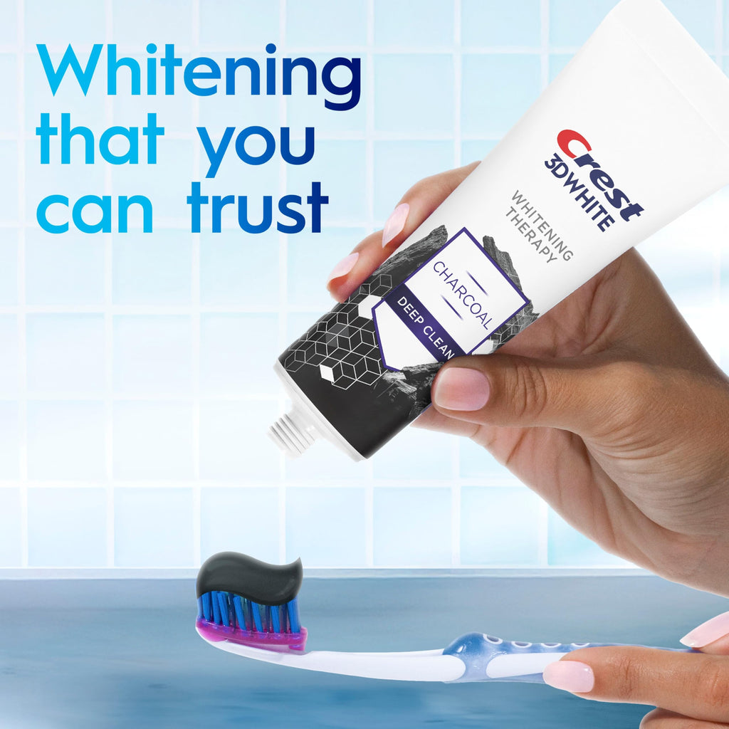 Crest 3D White Charcoal Whitening Toothpaste 4.6 oz 3-Pack