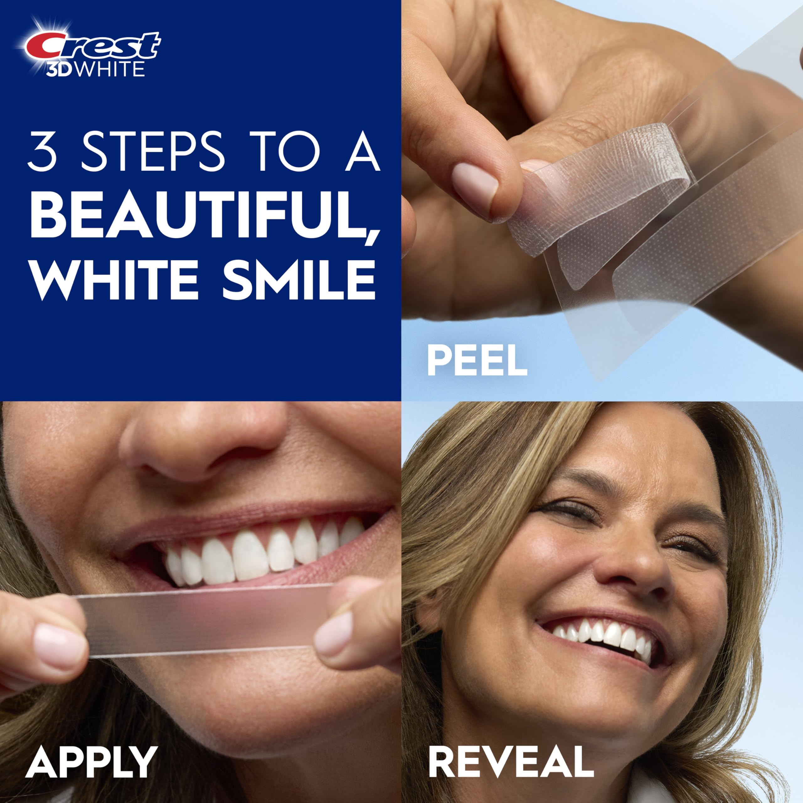 Crest 3D Whitestrips Age Renewal Teeth Whitening Kit, 24 Treatments