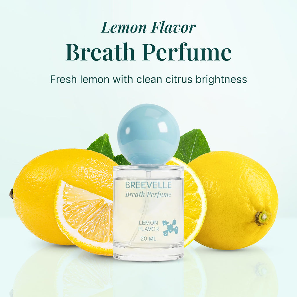 Breevelle Breath Perfume Oral Spray - 4 Flavor Variety Pack