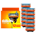 Gillette Fusion5 5-Blade Mens Razor Blade Refills, 12 Count, with Precision Trimmer